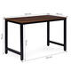 Počítačový stôl 120x60 cm v tmavom orechu od ModernHome