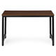 Počítačový stôl 120x60 cm v tmavom orechu od ModernHome