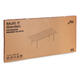 Rozkladací záhradný stôl 180–240 cm pre 12 osôb, oceľ a HDPE, čierny