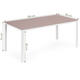 Záhradný stôl pre 6 osôb 156x78 cm polywood béžový biely, MultiGarden