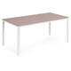Záhradný stôl pre 6 osôb 156x78 cm polywood béžový biely, MultiGarden