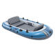 Inflatabilný čln Excursion 4 pre 4 osoby s pumpou a veslami, INTEX 66324