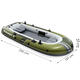 Inflatabilný čln Seahawk 3 pre 3 osoby s pumpou a 2 veslami, INTEX