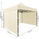 Automatický záhradný pavilón 3x3 m, béžový - MultiGarden