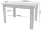 Rozkladací stôl z artisan dubu 120–160 × 80 cm pre kuchyňu a jedáleň