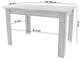 Rozkladací stôl 120–160 × 80 cm pre kuchyňu a jedáleň, dubový