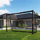 Futbalová brána s ochrannou sieťou MOVEPRO 240x160 cm