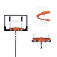 Voľne stojaci nastaviteľný basketbalový kôš MOVEPRO do výšky 210 cm