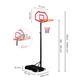 Nastaviteľný basketbalový kôš MOVEPRO do výšky 210 cm
