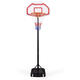 Nastaviteľný basketbalový kôš MOVEPRO do výšky 210 cm