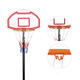 Nastaviteľný basketbalový kôš MOVEPRO do výšky 210 cm