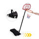 Nastaviteľný basketbalový kôš MOVEPRO do výšky 210 cm