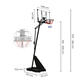 Nastaviteľný voľne stojaci basketbalový kôš MOVEPRO do výšky 305 cm