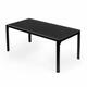 Veľký záhradný stôl pre 8 osôb 180×90 cm – čierny MultiGarden
