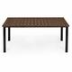 Veľký záhradný stôl pre 8 osôb 180×90 cm – hnedý vrch MultiGarden