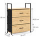 Textilný organizér s 3 šuflíkmi ModernHome, 60 cm