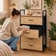 Textilný organizér s 4 šuflíkmi ModernHome - 60 cm
