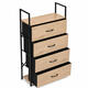 Textilný organizér s 4 šuflíkmi ModernHome - 60 cm