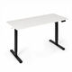 Elektrický stôl 140x60 cm s reguláciou výšky 72-118 cm, biely