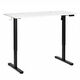 Elektrický stôl 140x60 cm s reguláciou výšky 72-118 cm, biely