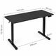 Elektrický stôl 140x60 cm s reguláciou výšky 72-118 cm čierny ModernHome