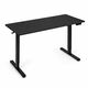 Elektrický stôl 140x60 cm s reguláciou výšky 72-118 cm čierny ModernHome
