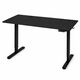 Elektrický stôl 140x60 cm s reguláciou výšky 72-118 cm čierny ModernHome