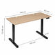 Elektrický stôl 140x60 cm s reguláciou výšky 72-118 cm - jasný dub