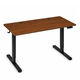 Elektrický stôl 140x60 cm s reguláciou výšky 72-118 cm, tmavý dub