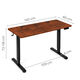 Elektrický stôl 140x60 cm s reguláciou výšky 72-118 cm - postaraný dub ModernHome