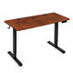 Elektrický stôl 140x60 cm s reguláciou výšky 72-118 cm - postaraný dub ModernHome