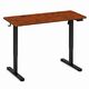 Elektrický stôl 140x60 cm s reguláciou výšky 72-118 cm - postaraný dub ModernHome