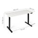 Elektrický stôl 120x60 cm s výškou nastaviteľnou 72-118 cm biely ModernHome